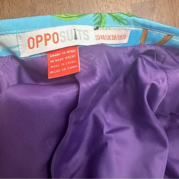 OppoSuit 3 piece Flamingo Print Suit - Picture 7 of 15